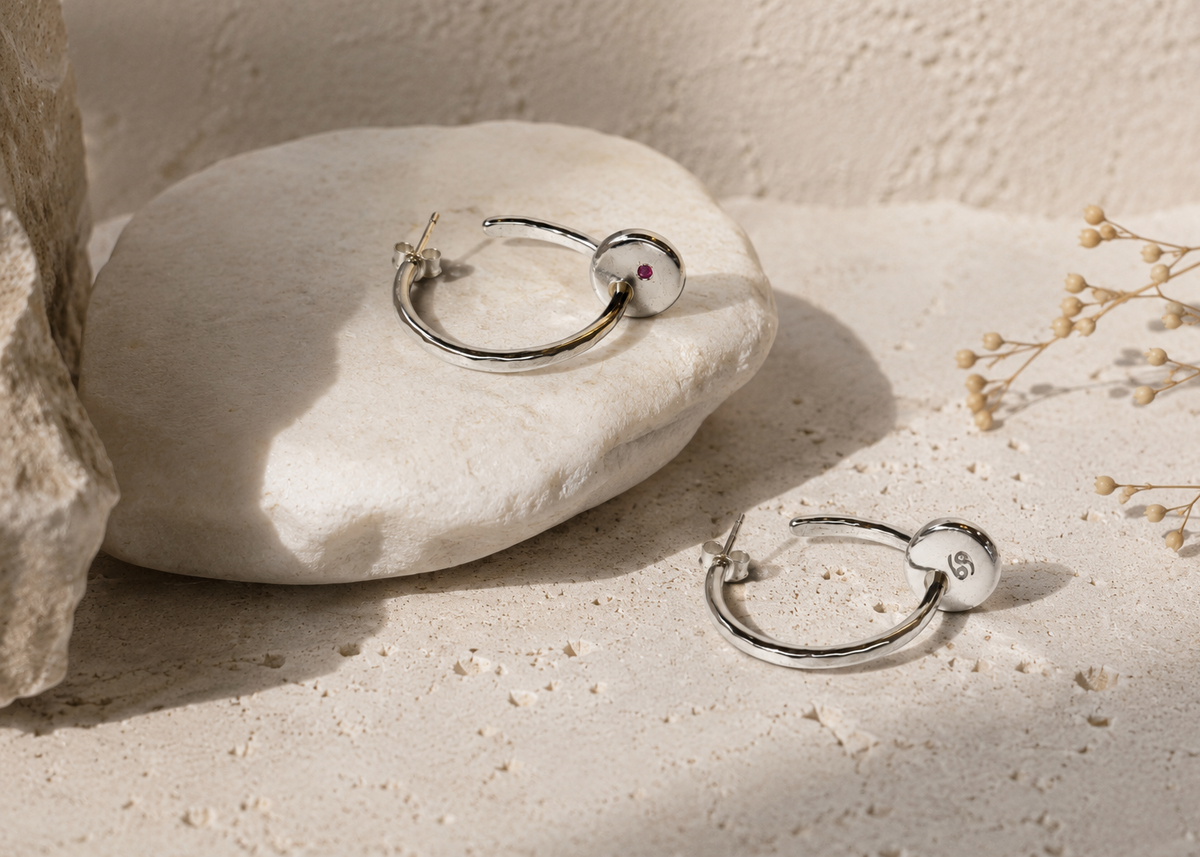 Petite Zodiac Coriandoli Hoops
