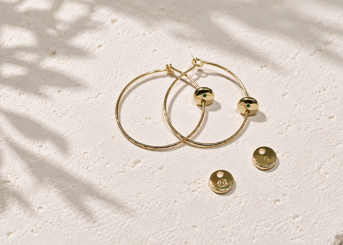Infinity Coriandoli hoops