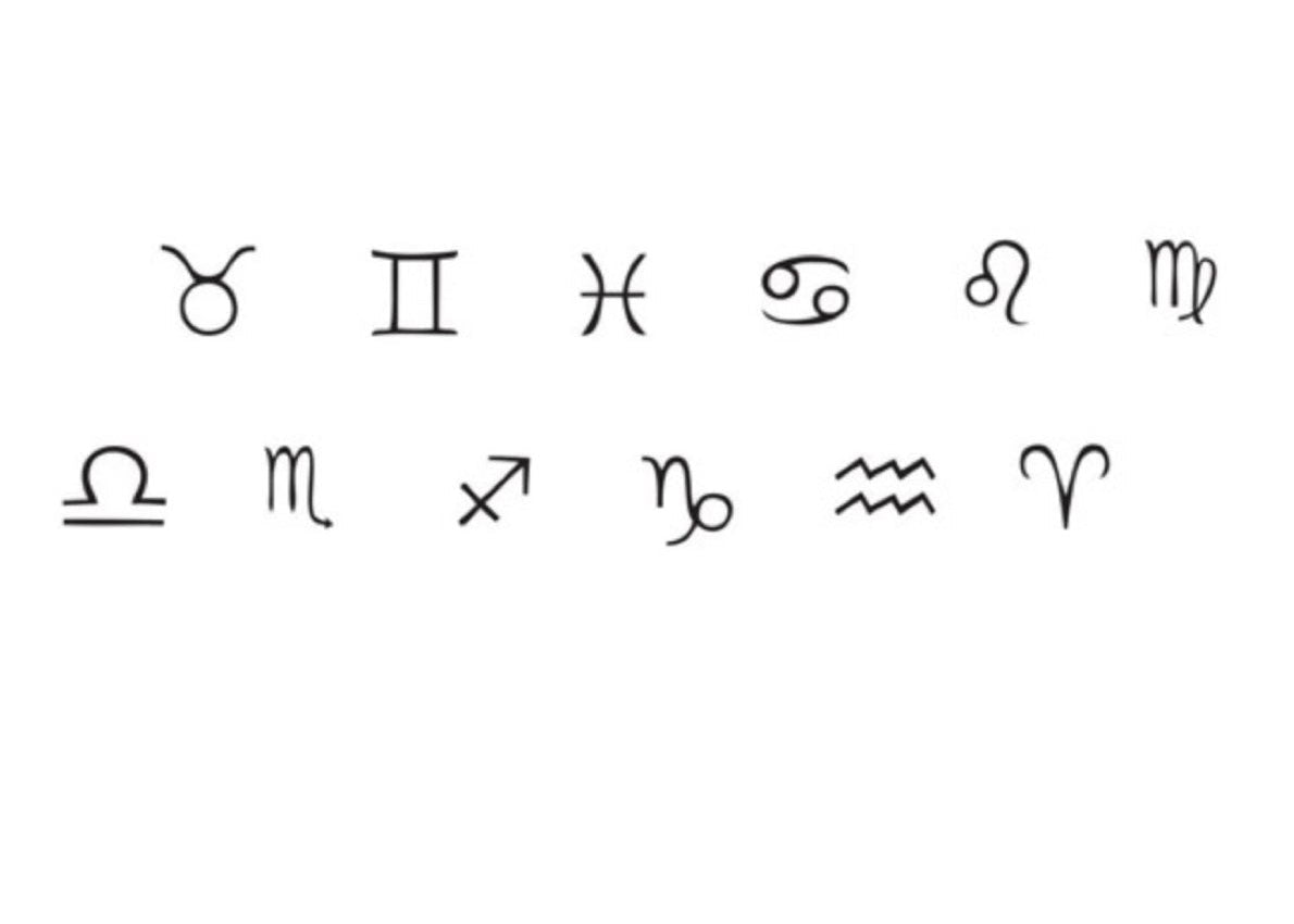 Mini zodiac Coriandoli studs