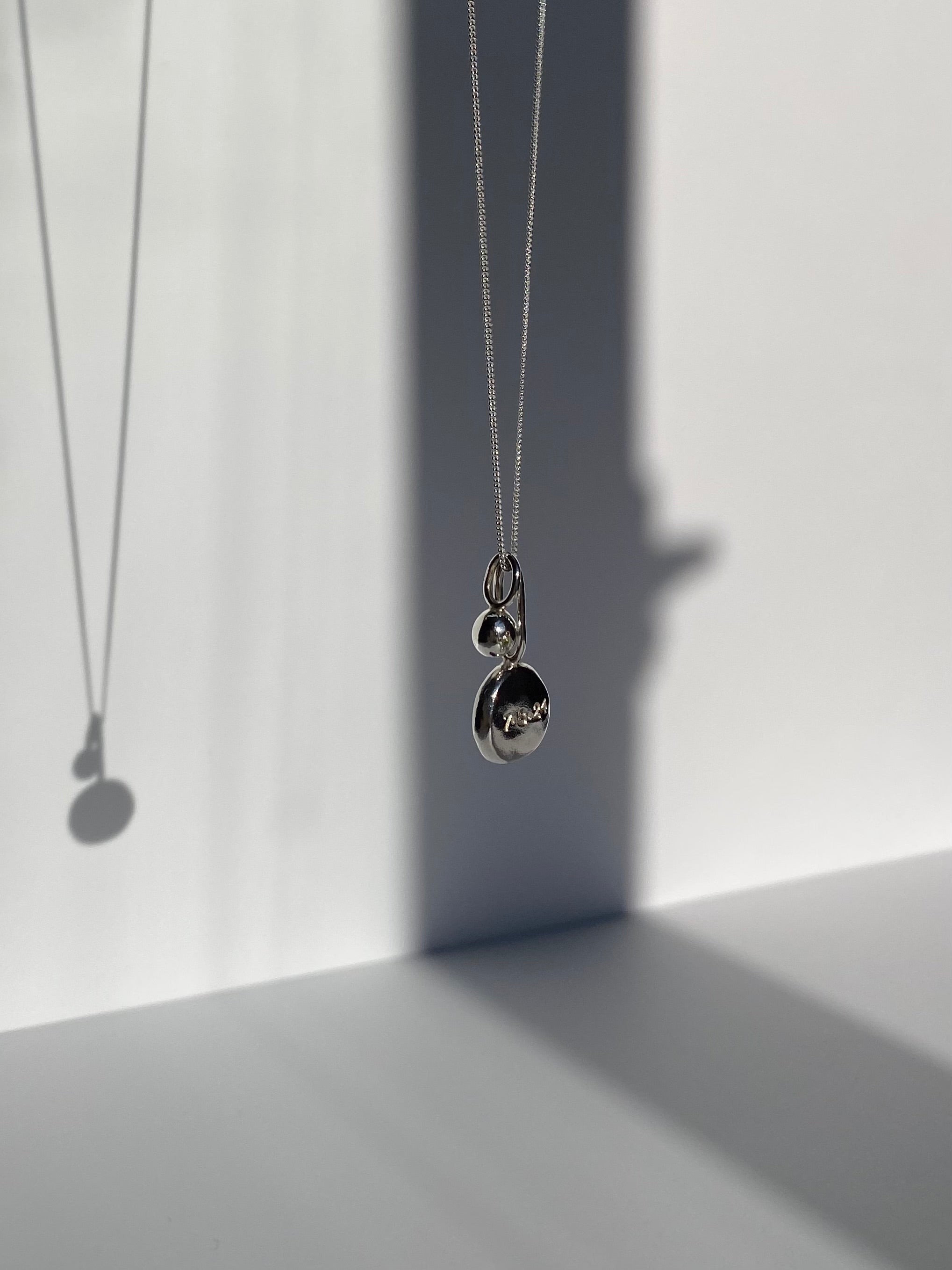 Coriandoli Charm with hand stamped Initial/Date/Zodiac sign & Petite Organic Pepita Charm with Birthstone