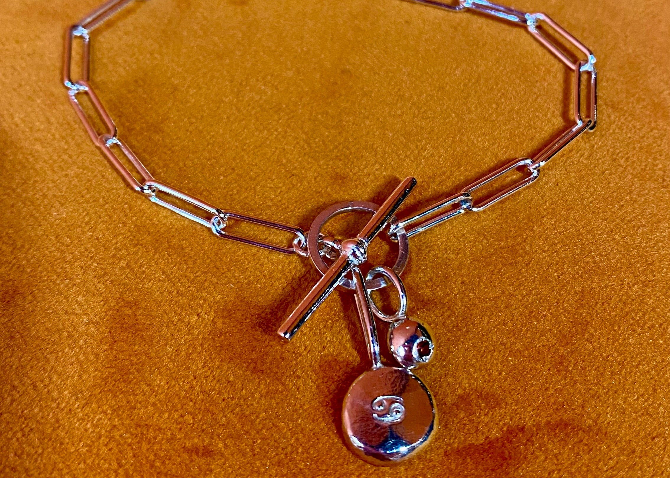 Zodiac Coriandoli bracelet with Birthstone Pepita