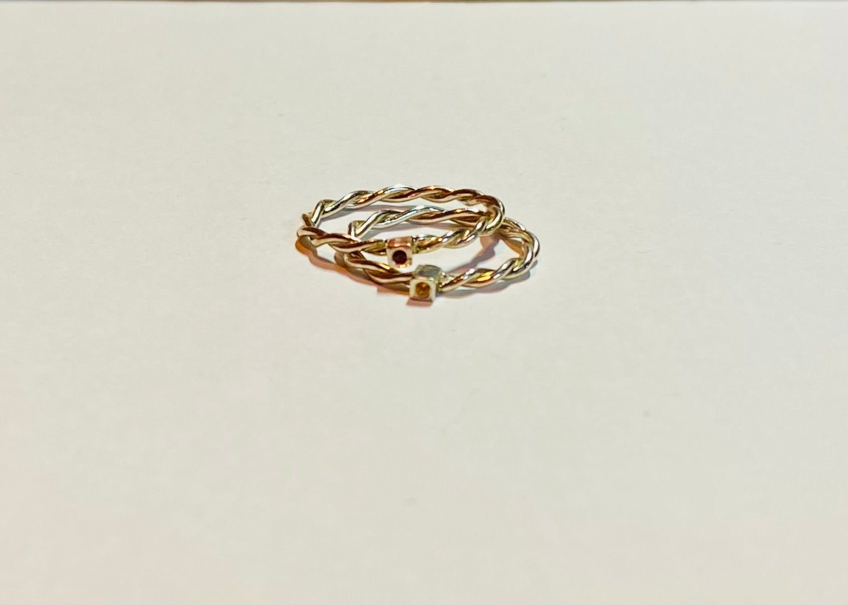 Entwined Birthstone Ring