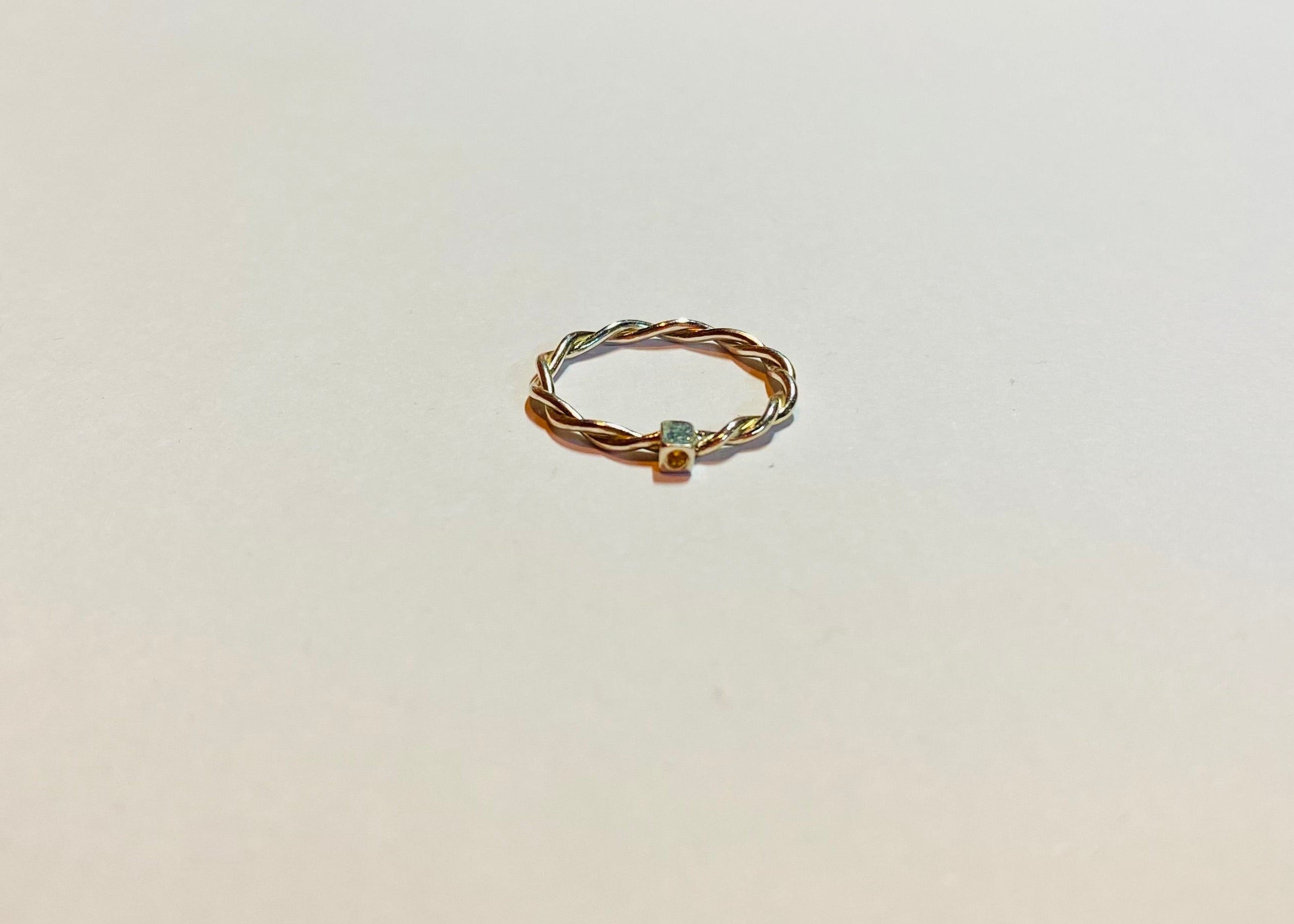 Entwined Birthstone Ring