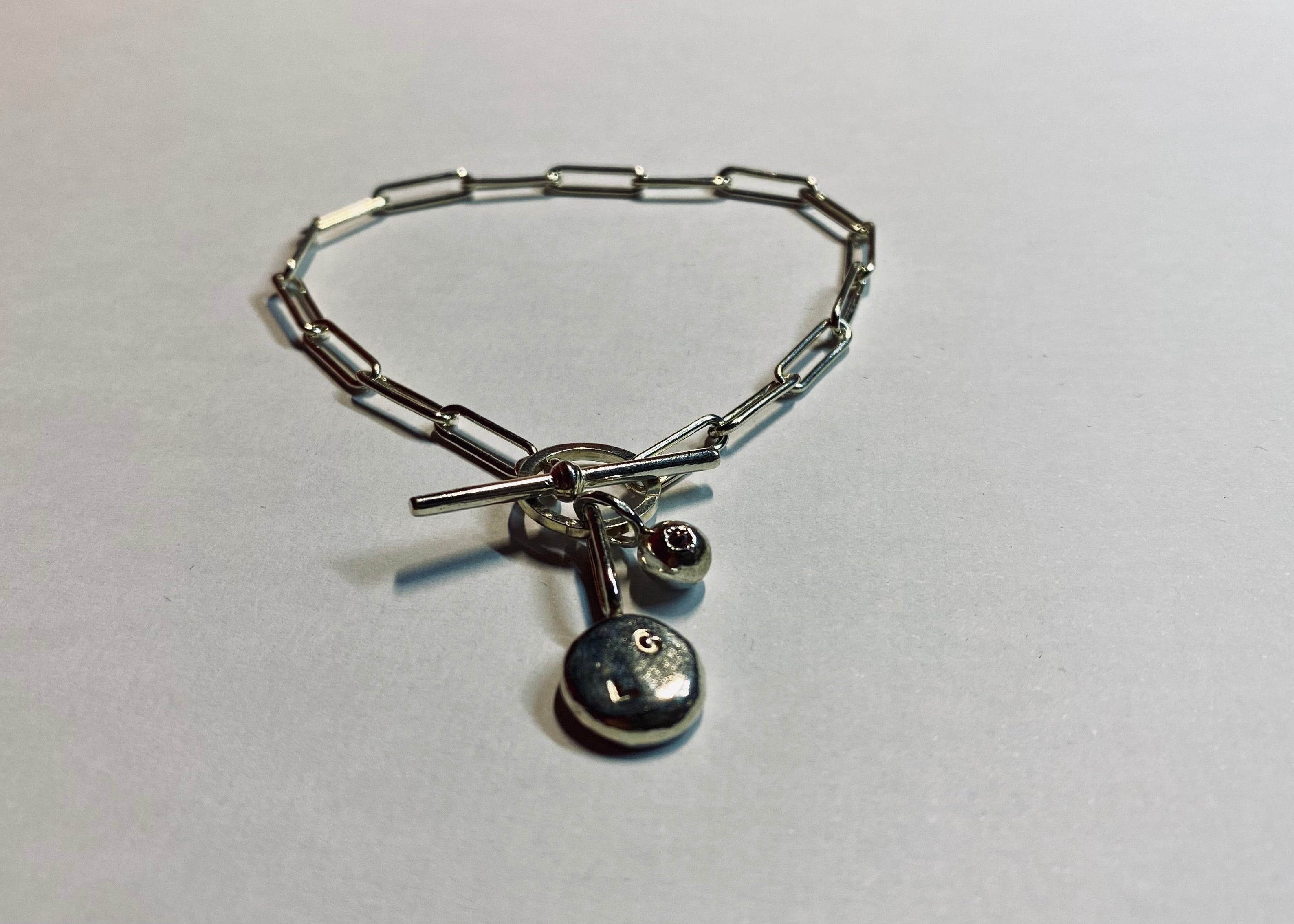 Coriandoli Bracelet with Birthstone Pepita