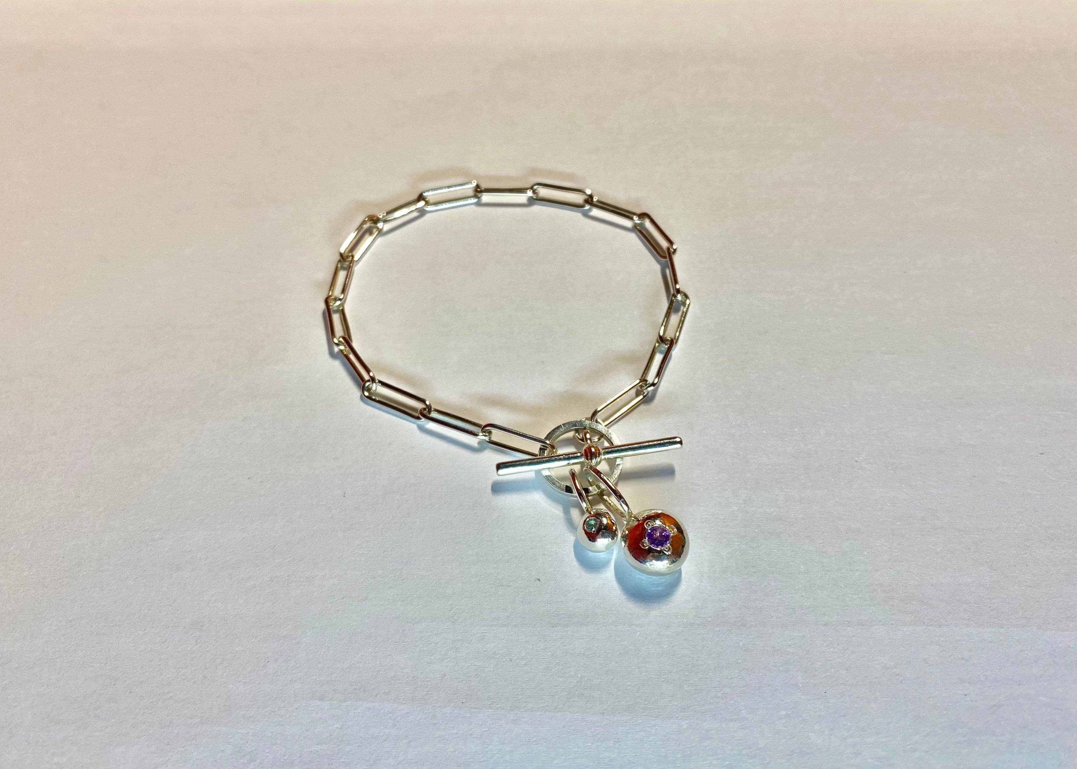 Twin Pepita charms bracelet