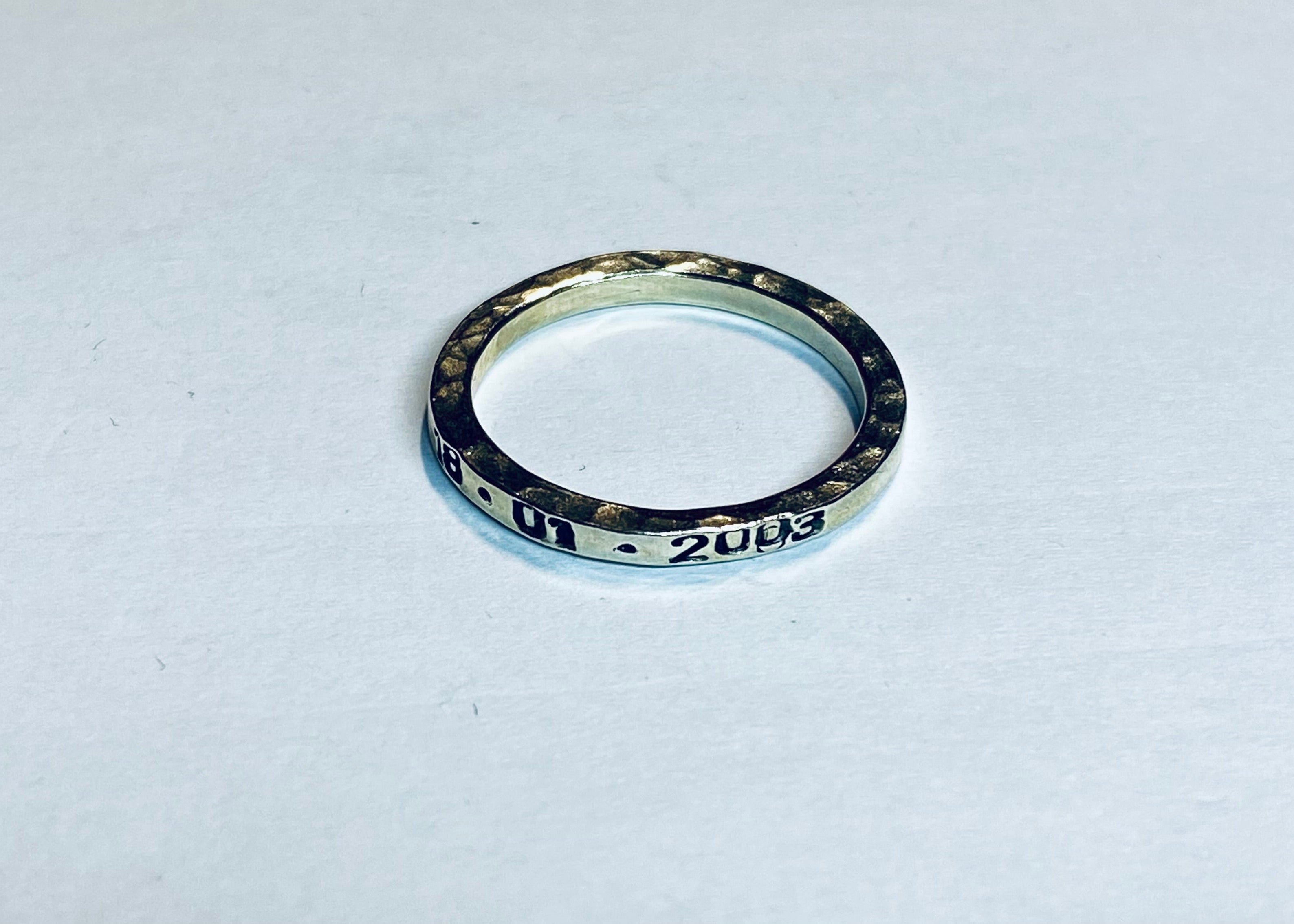 Hand Stamped Ring