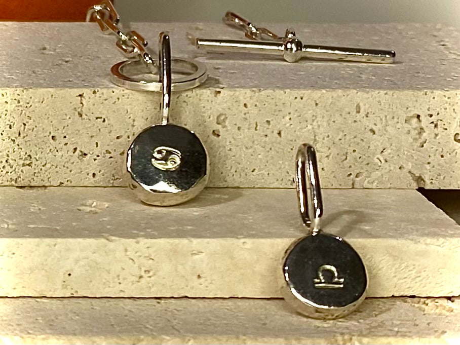 Zodiac Coriandoli charm T-bar bracelet