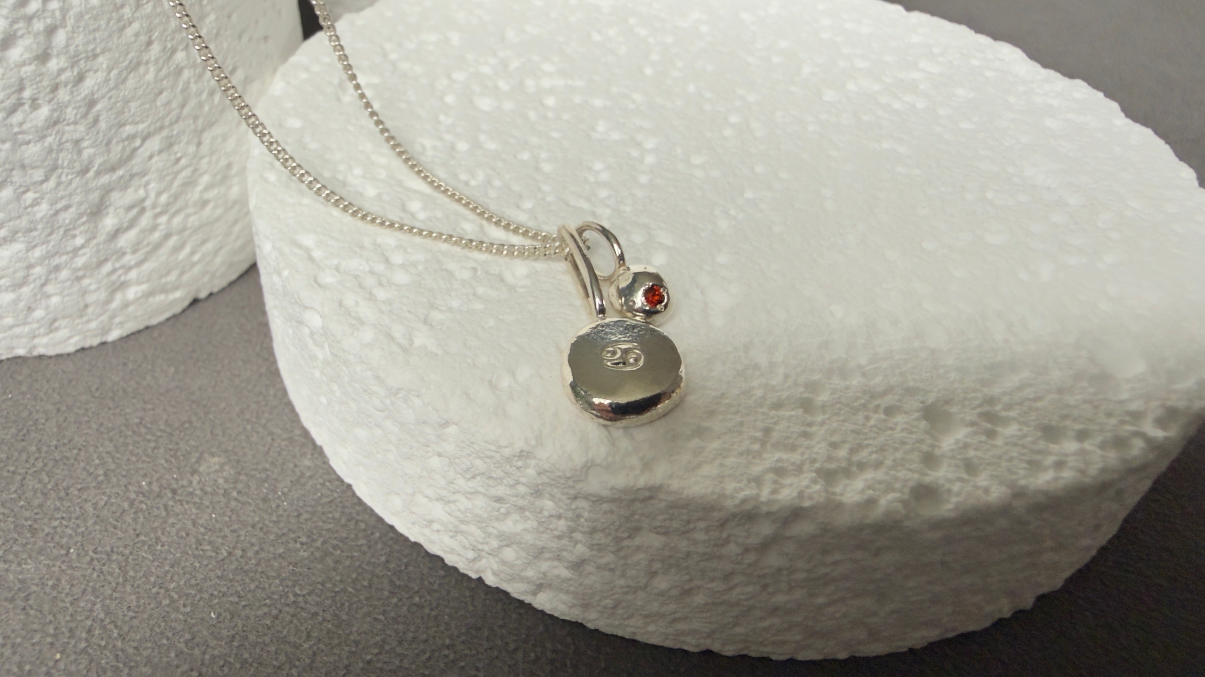 Zodiac coriandoli charm necklace