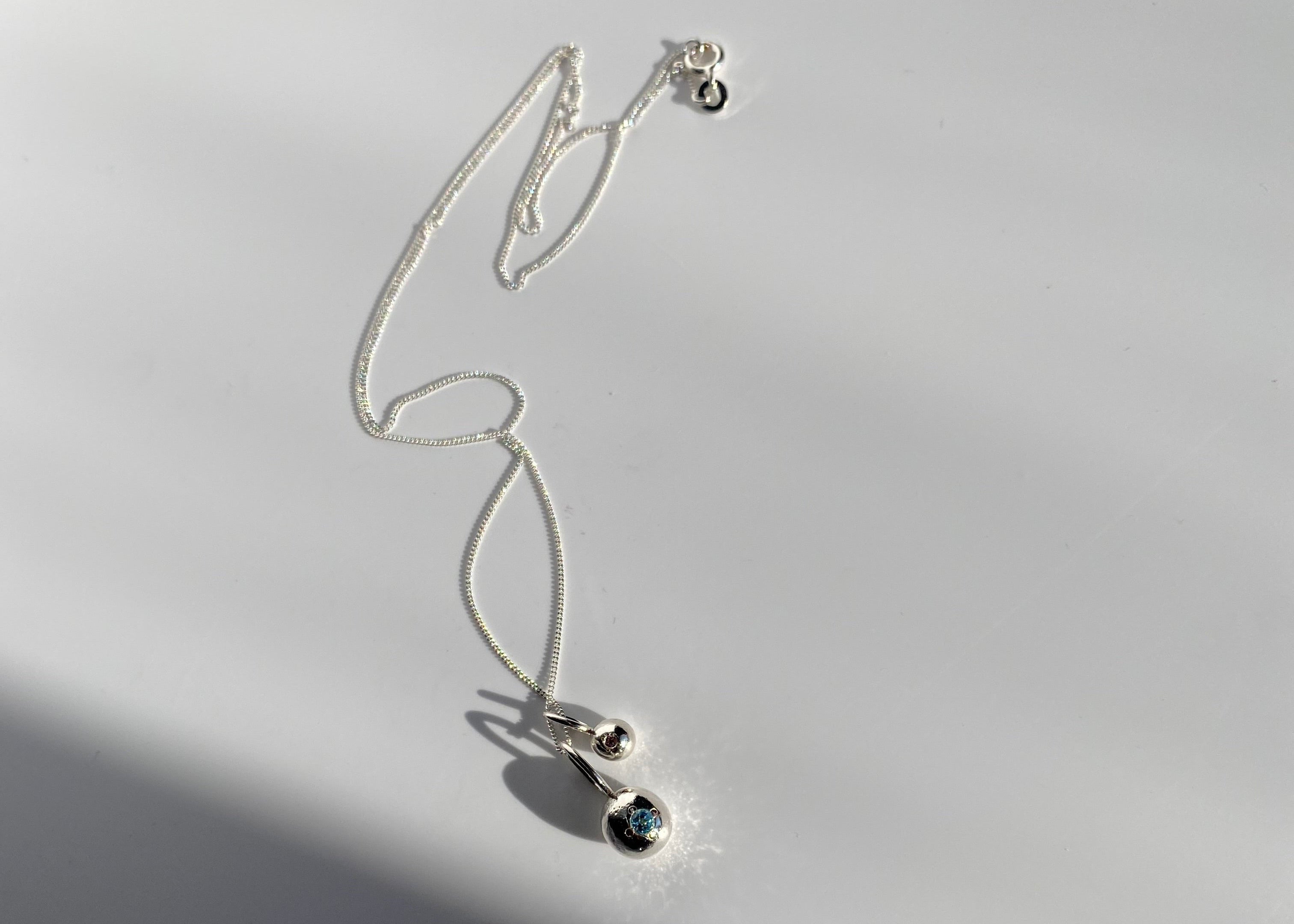 Twin Organic Pepita Charms Necklace