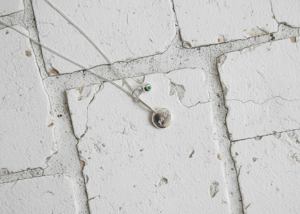 Coriandoli & Birthstone Pepita Necklace