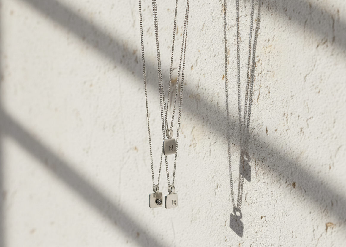 Minima tile Necklace