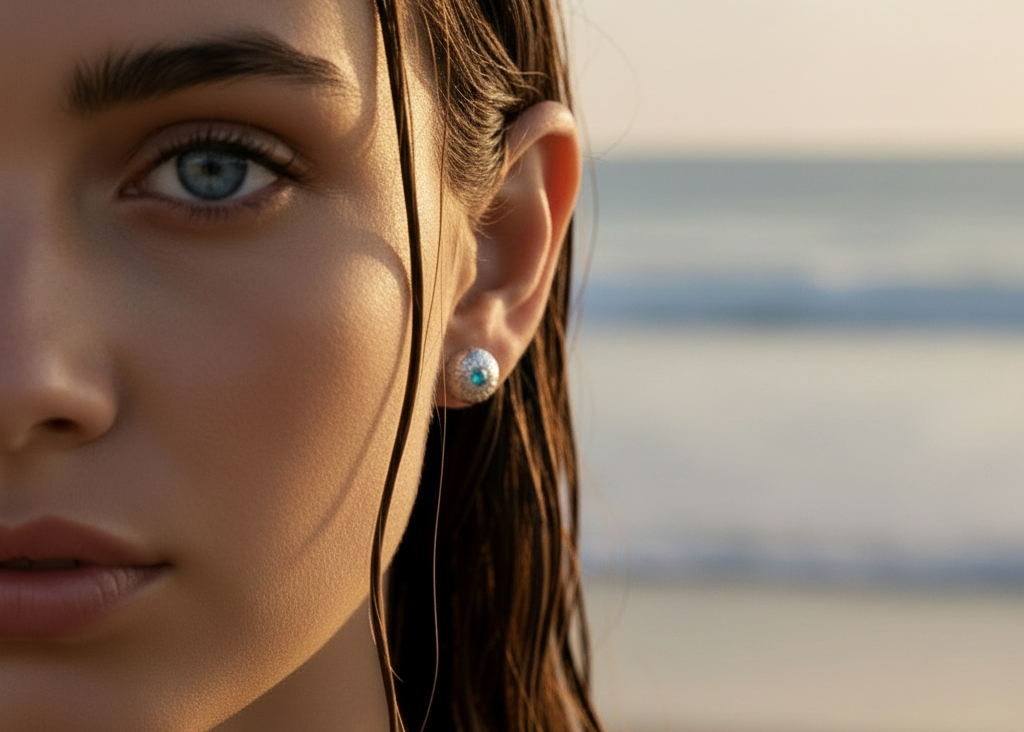 Misty pepita Studs