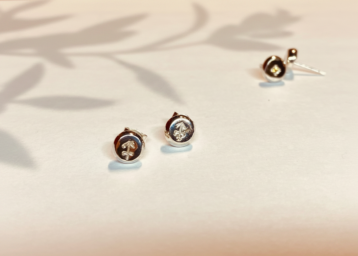 Mini zodiac Coriandoli studs