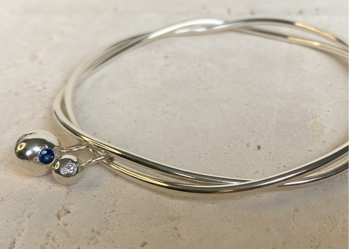 Our roots Twin Pepita Bangle