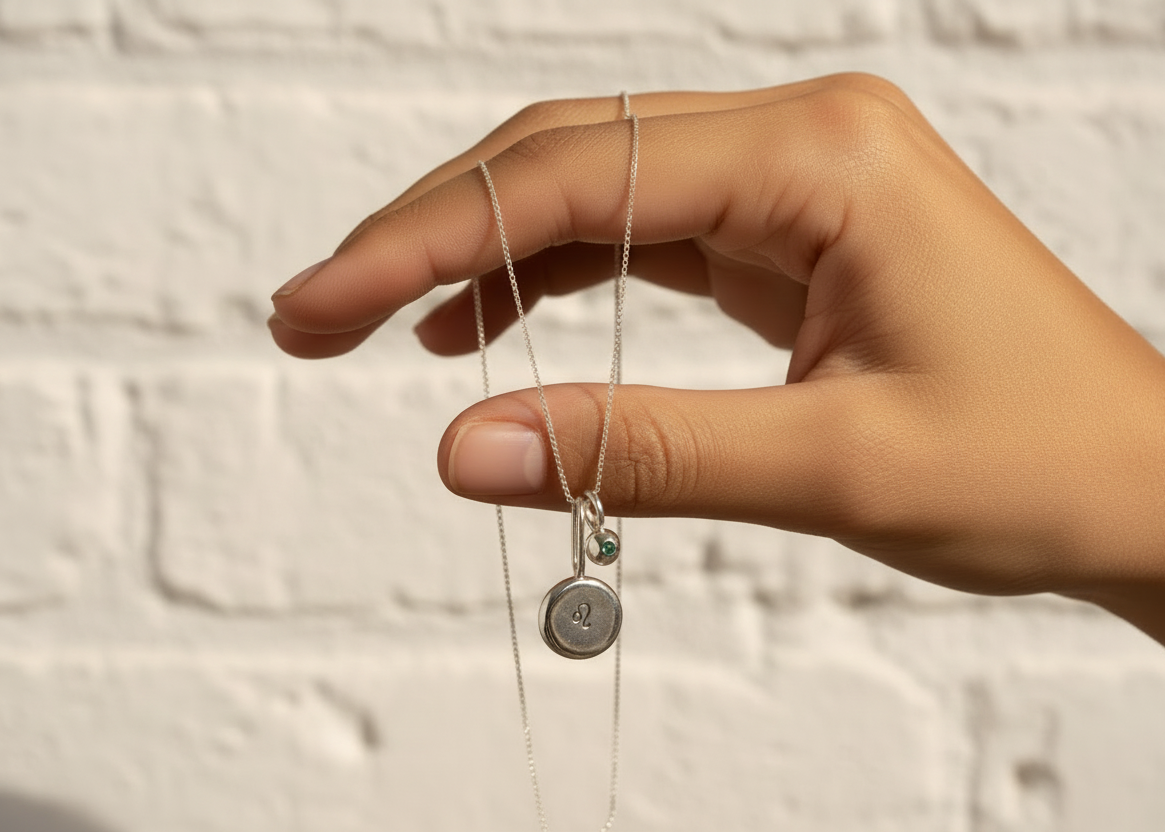 Zodiac Coriandoli & Birthstone Pepita Necklace