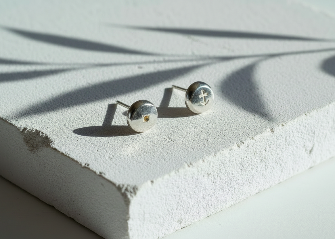 Mini zodiac Coriandoli studs