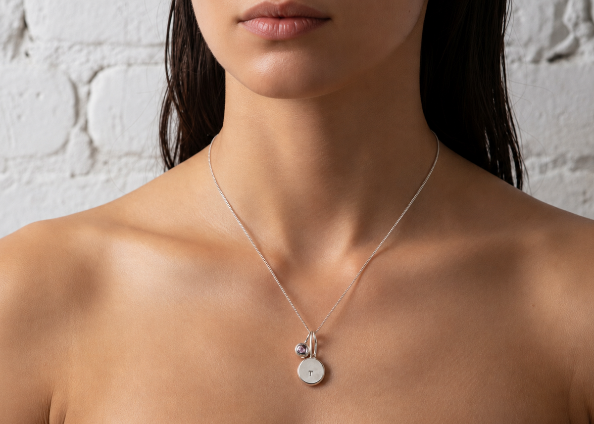 Coriandoli & Birthstone Pepita Necklace