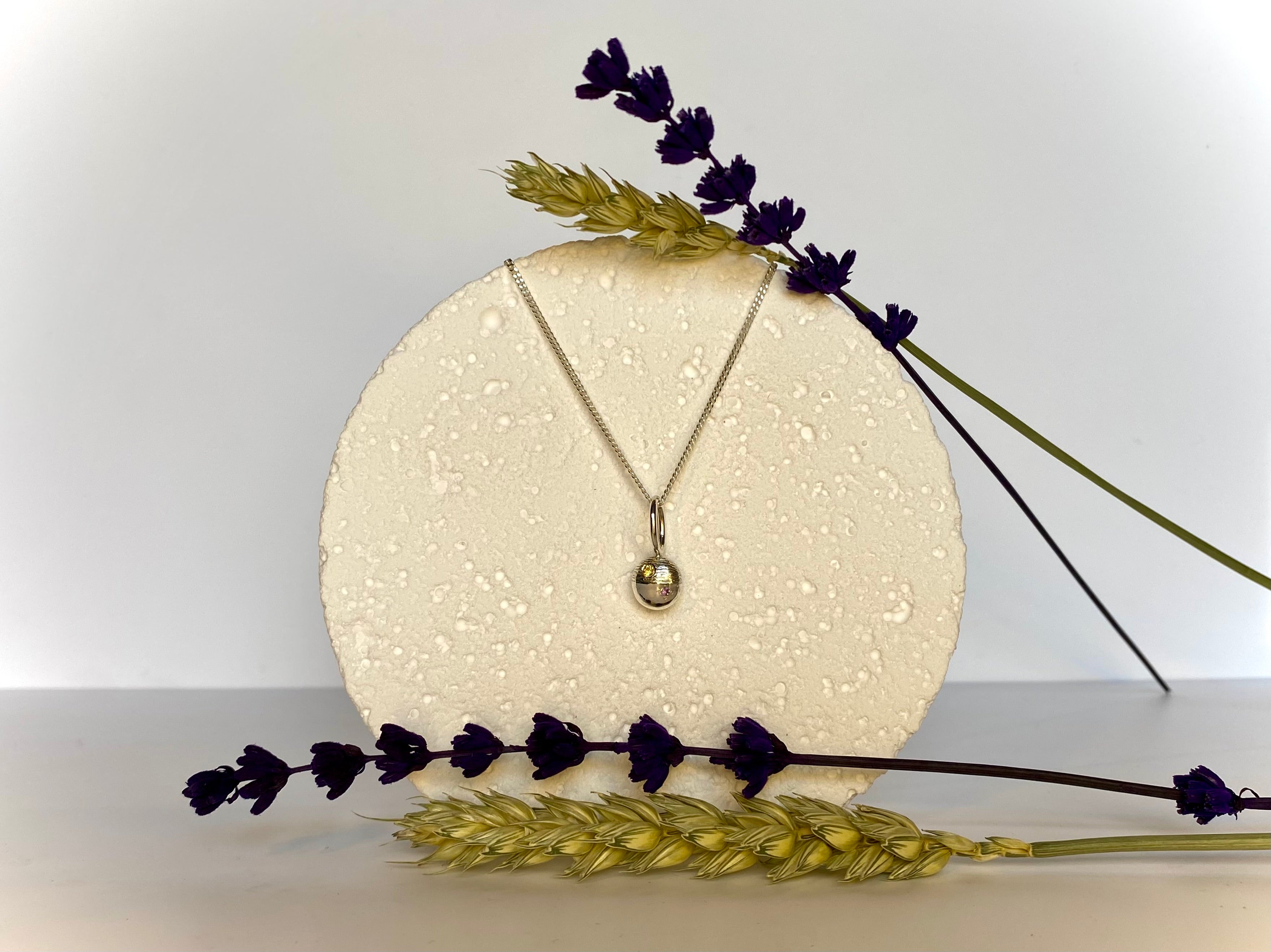 1- organic pepita charm necklace 2- Textured pepita charm necklace 3- Two organic pepitas charms necklace