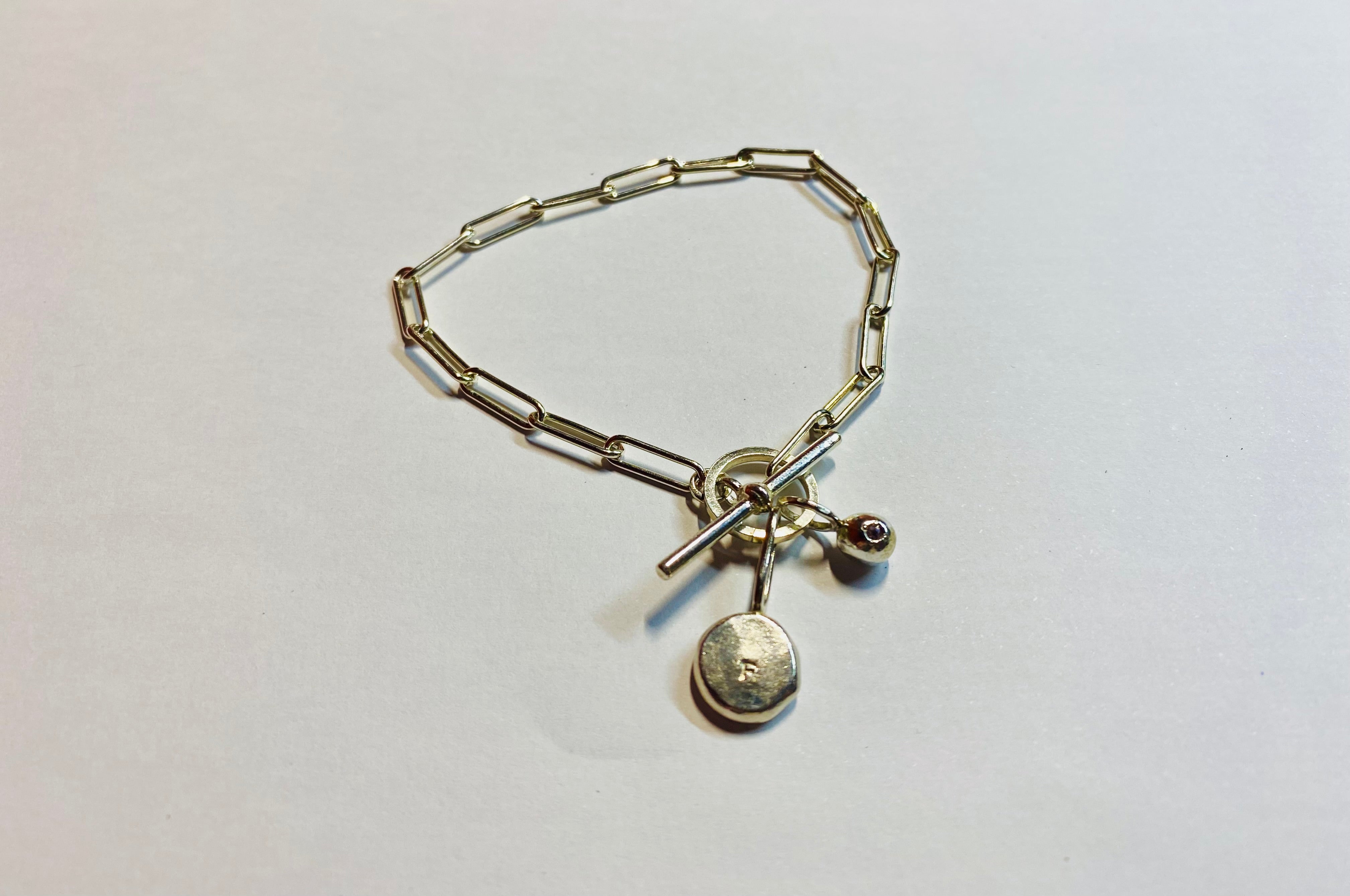Coriandoli Bracelet with Birthstone Pepita