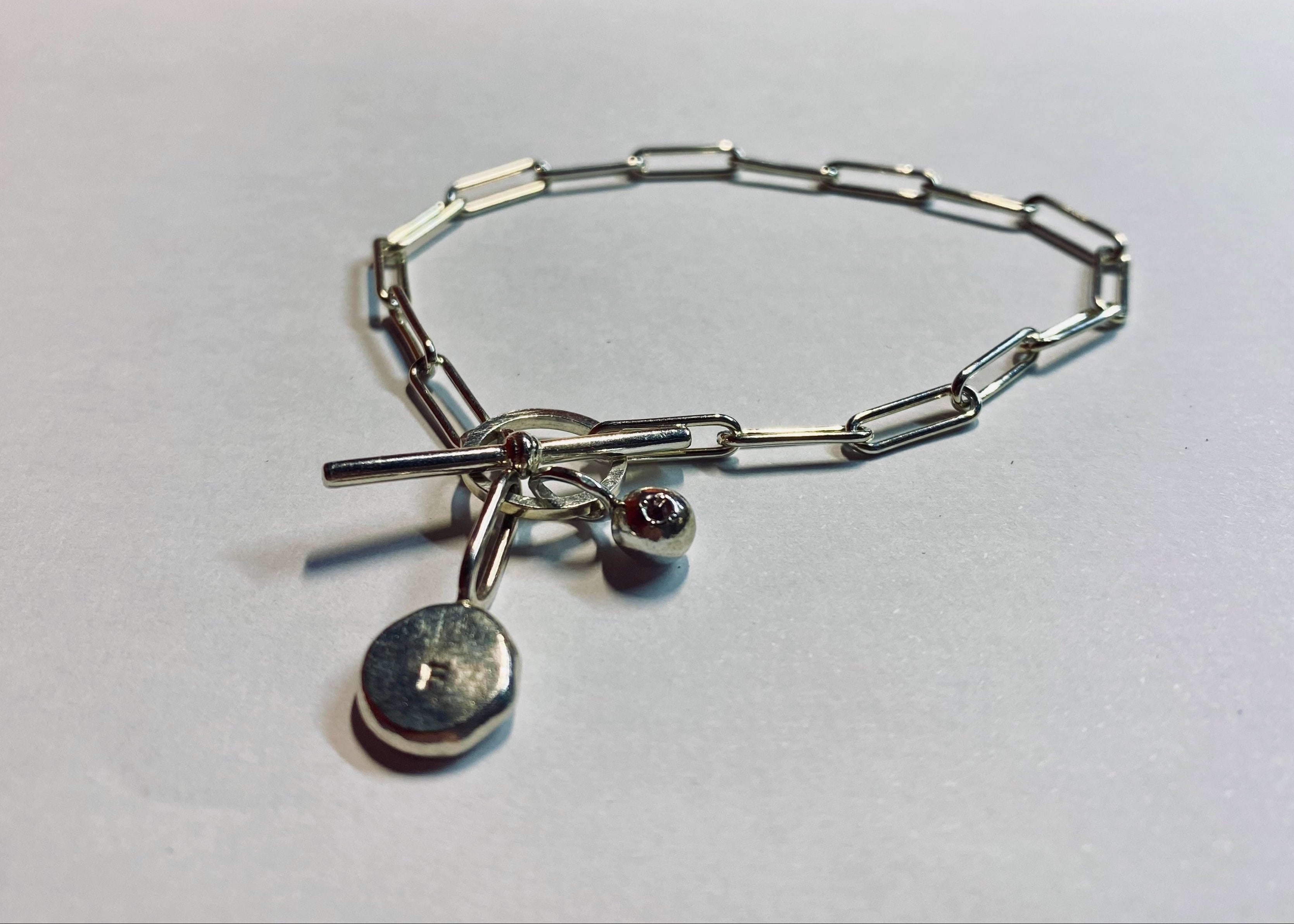 Coriandoli Bracelet with Birthstone Pepita
