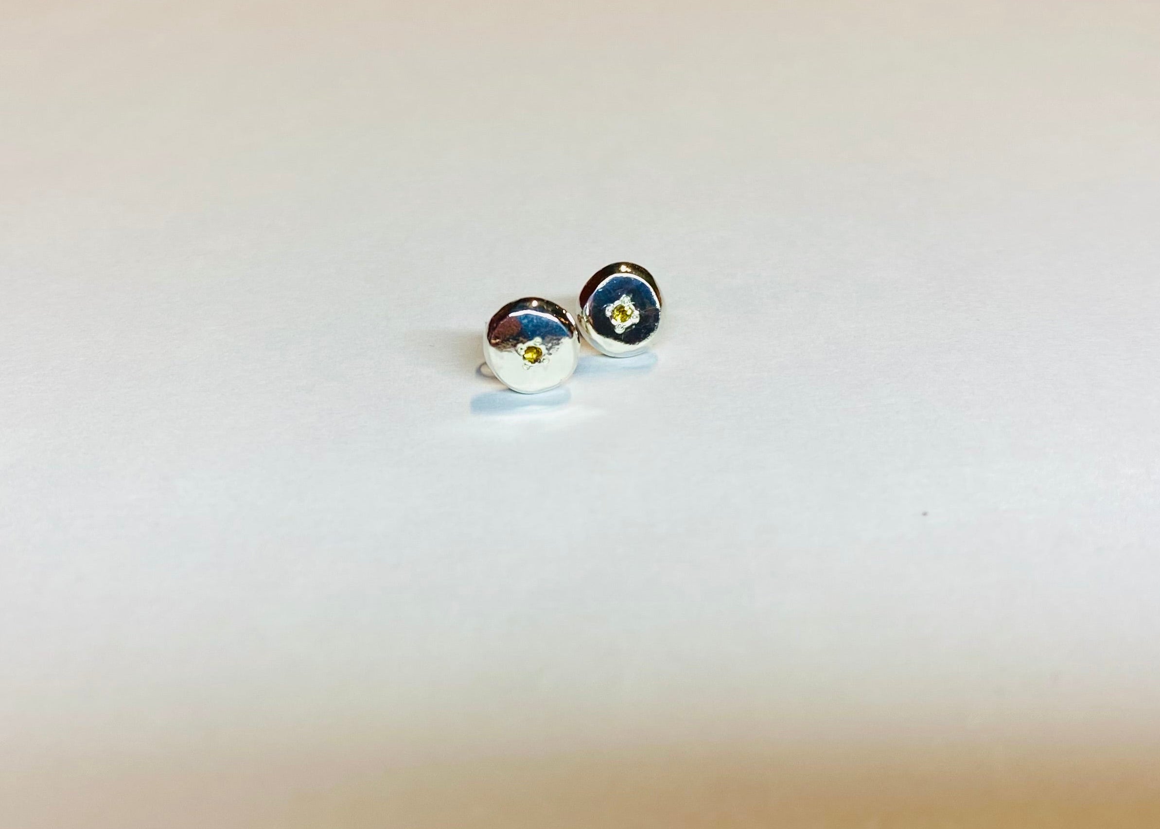 Mini Coriandoli studs with birthstone