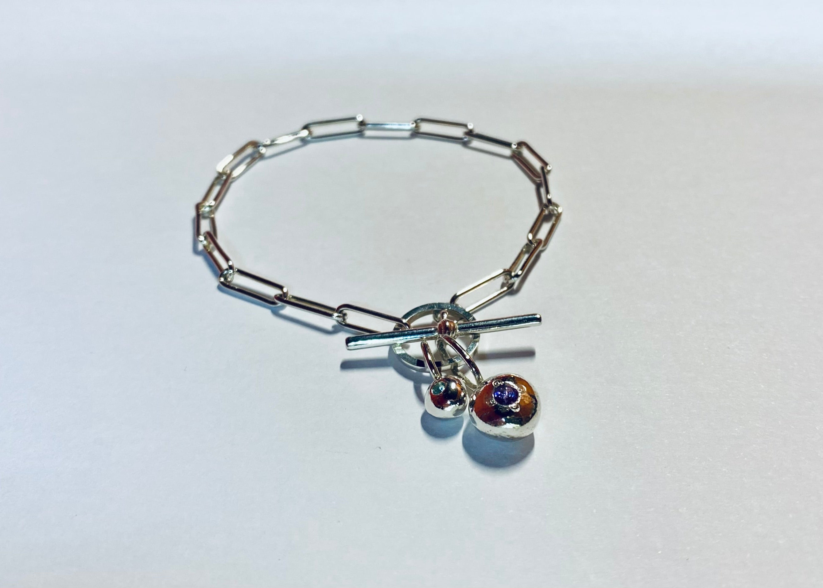 Twin Pepita charms bracelet
