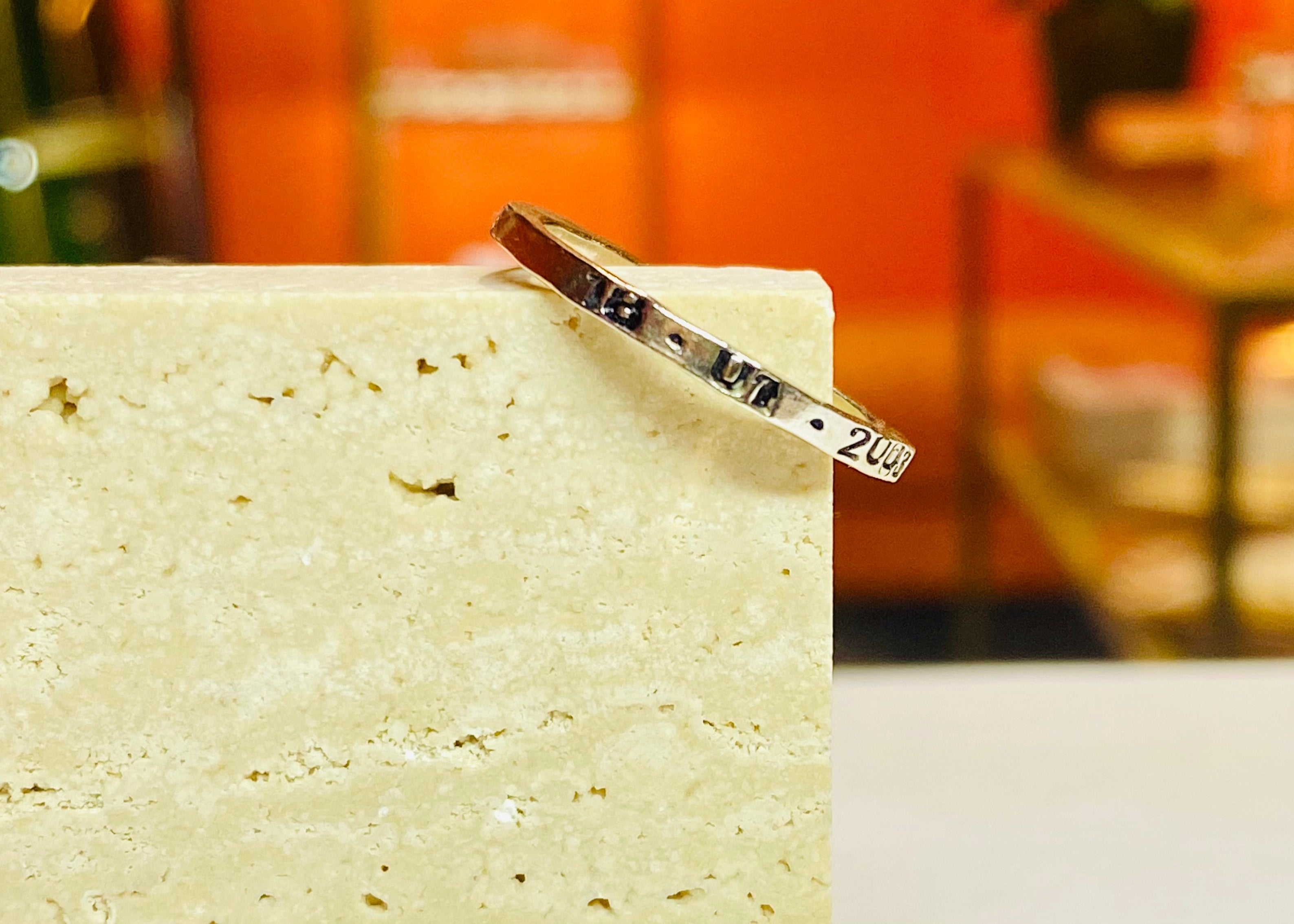 Hand Stamped Ring
