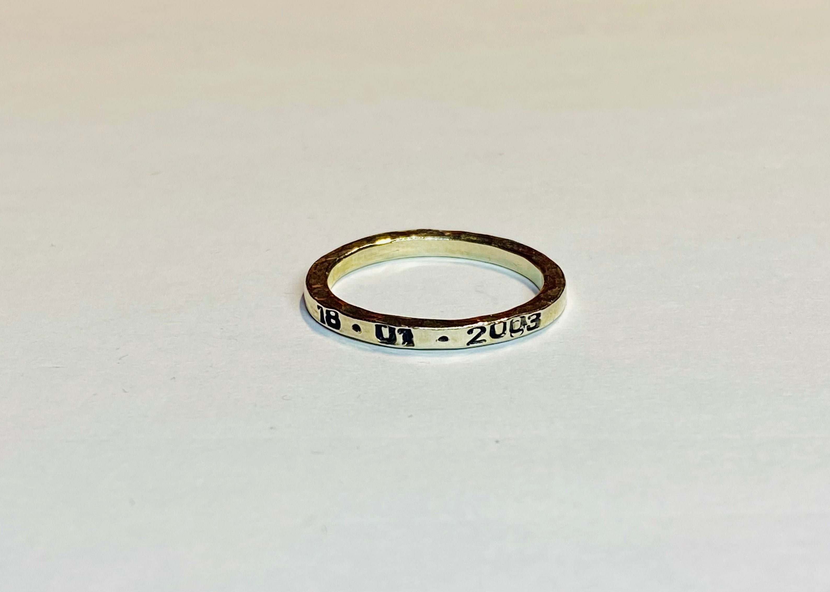Hand Stamped Ring