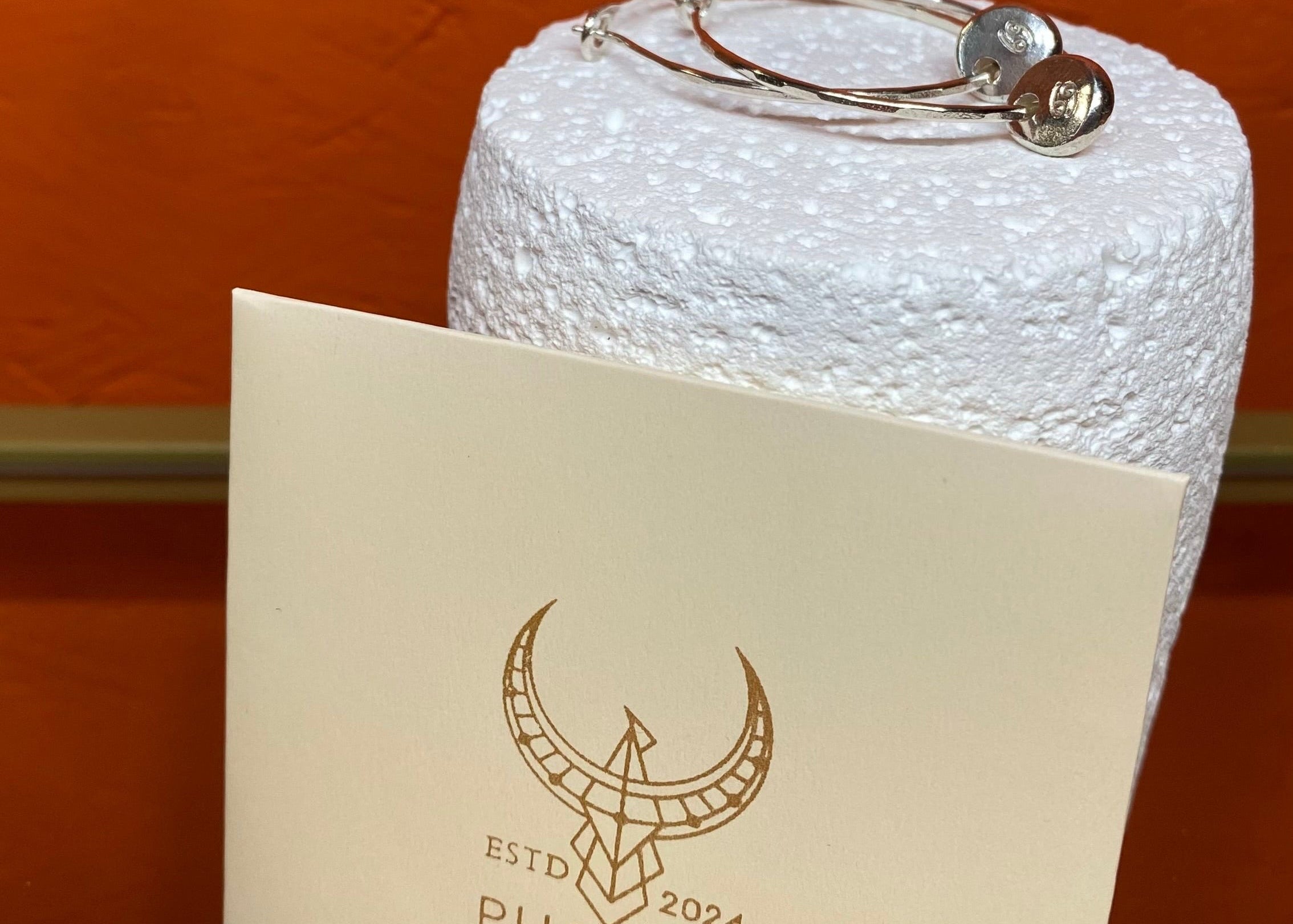 Infinity Hoops with Coriandoli Charm