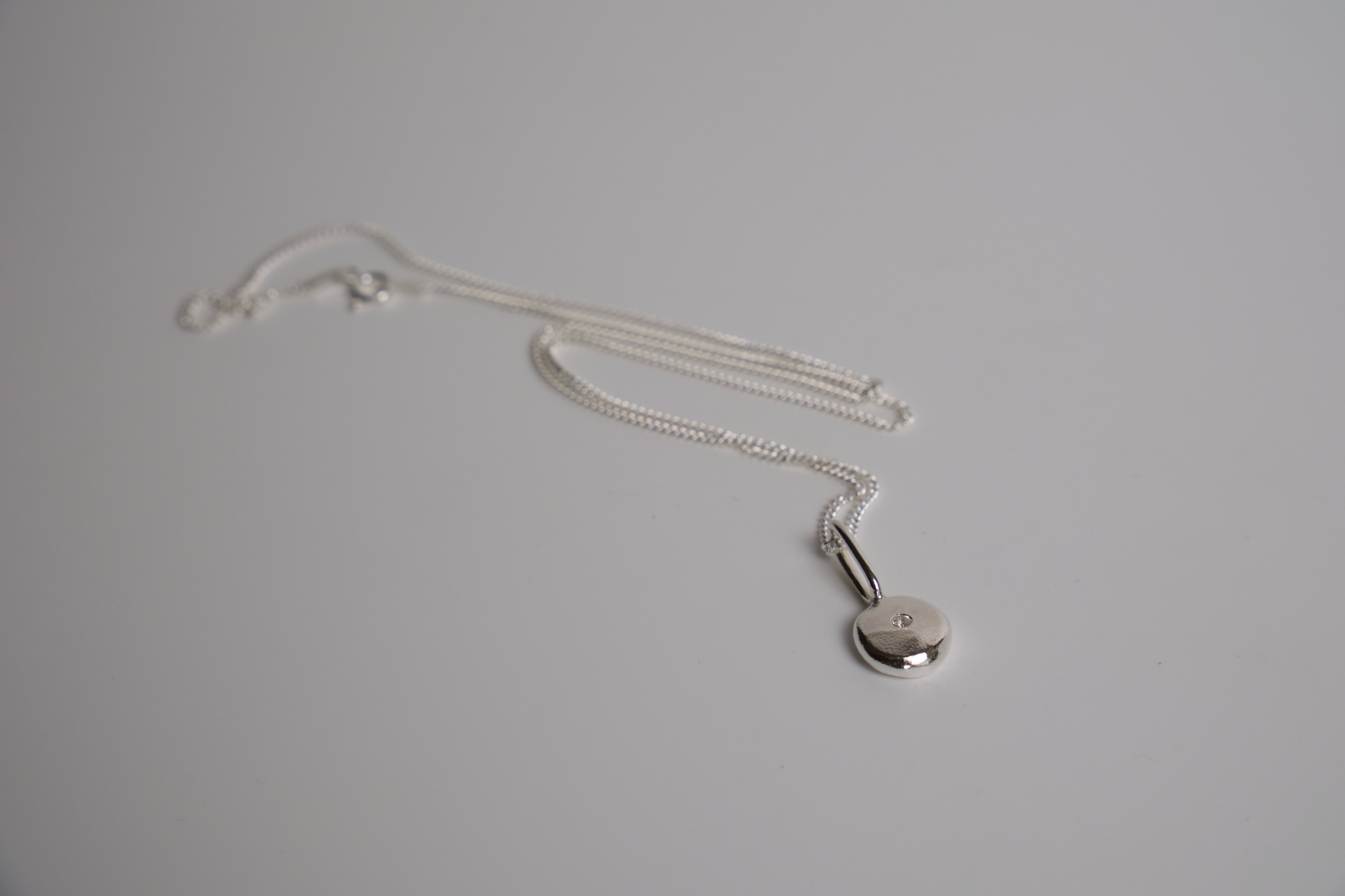 Coriandoli charm necklace with hand stamped initials/ date/ zodiac sign