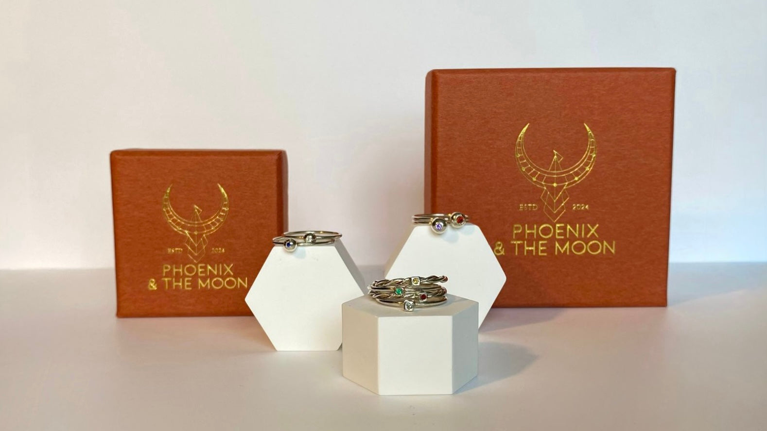 Birthstone organic pepita ring