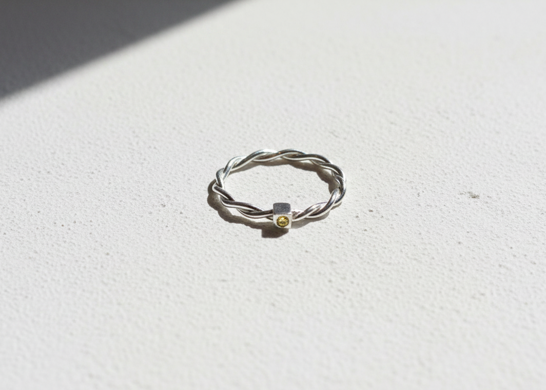Entwined Birthstone Ring