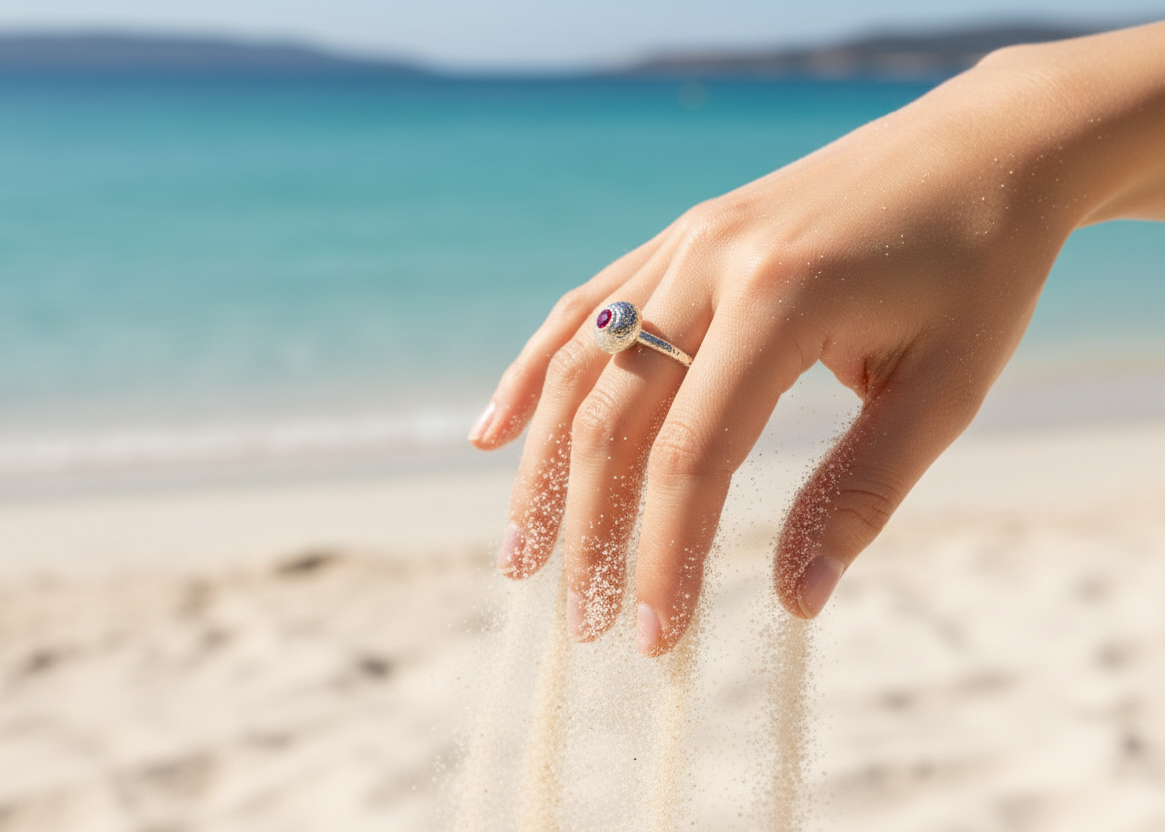 Misty Pepita Ring