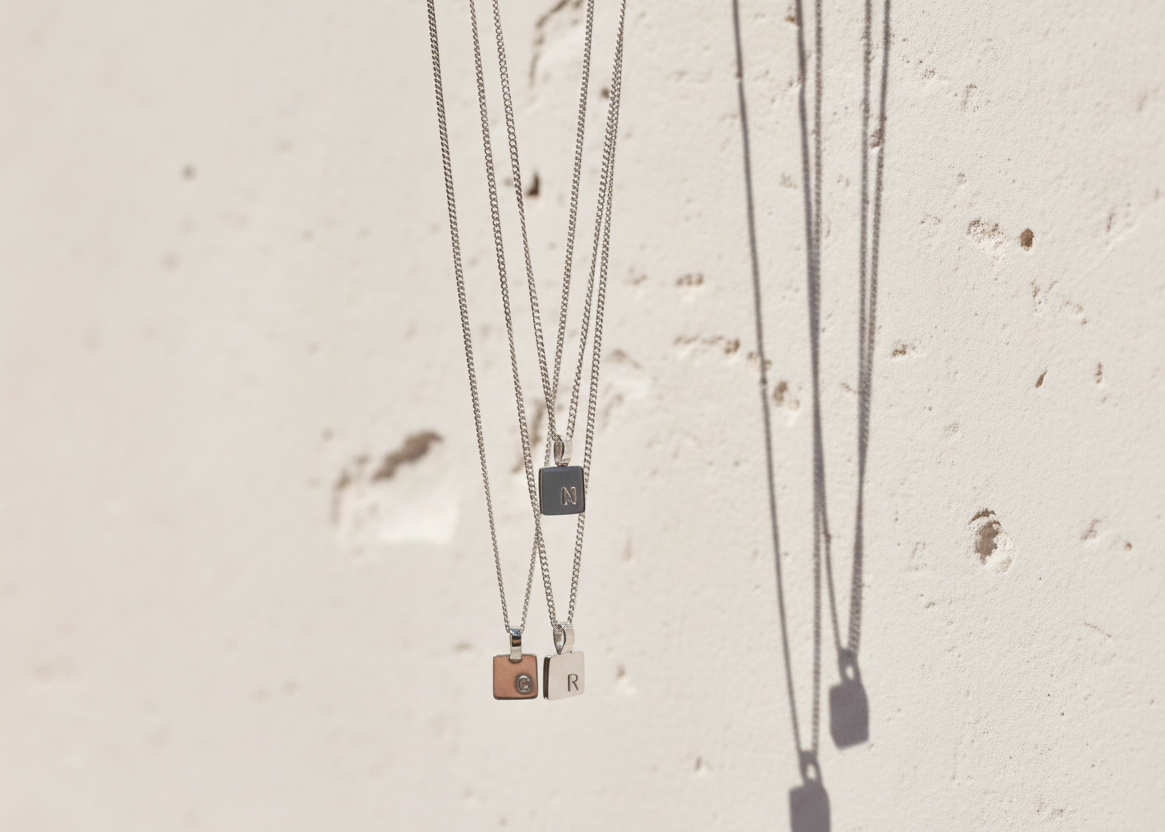 Minima tile Necklace