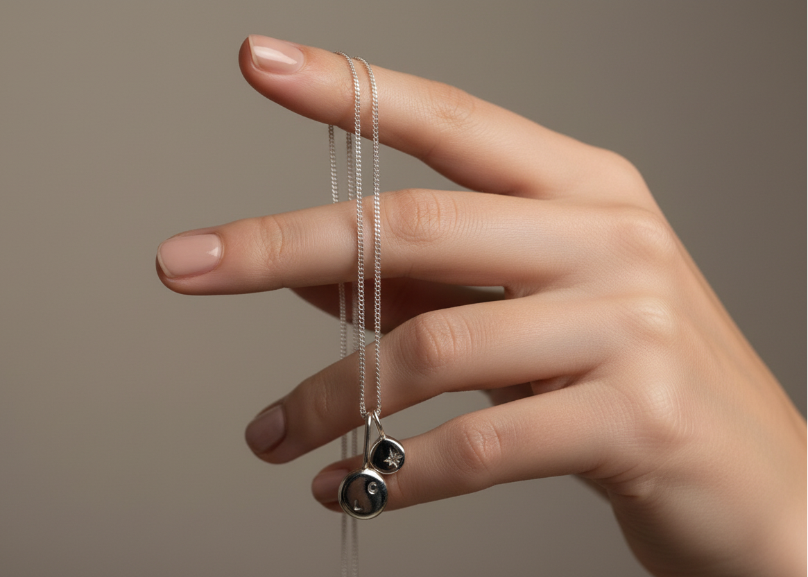 Petite & Mini Coriandoli necklace with Birthstone