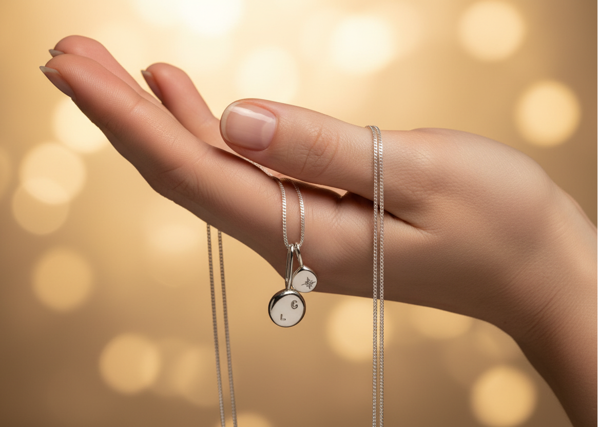 Petite & Mini Coriandoli necklace with Birthstone