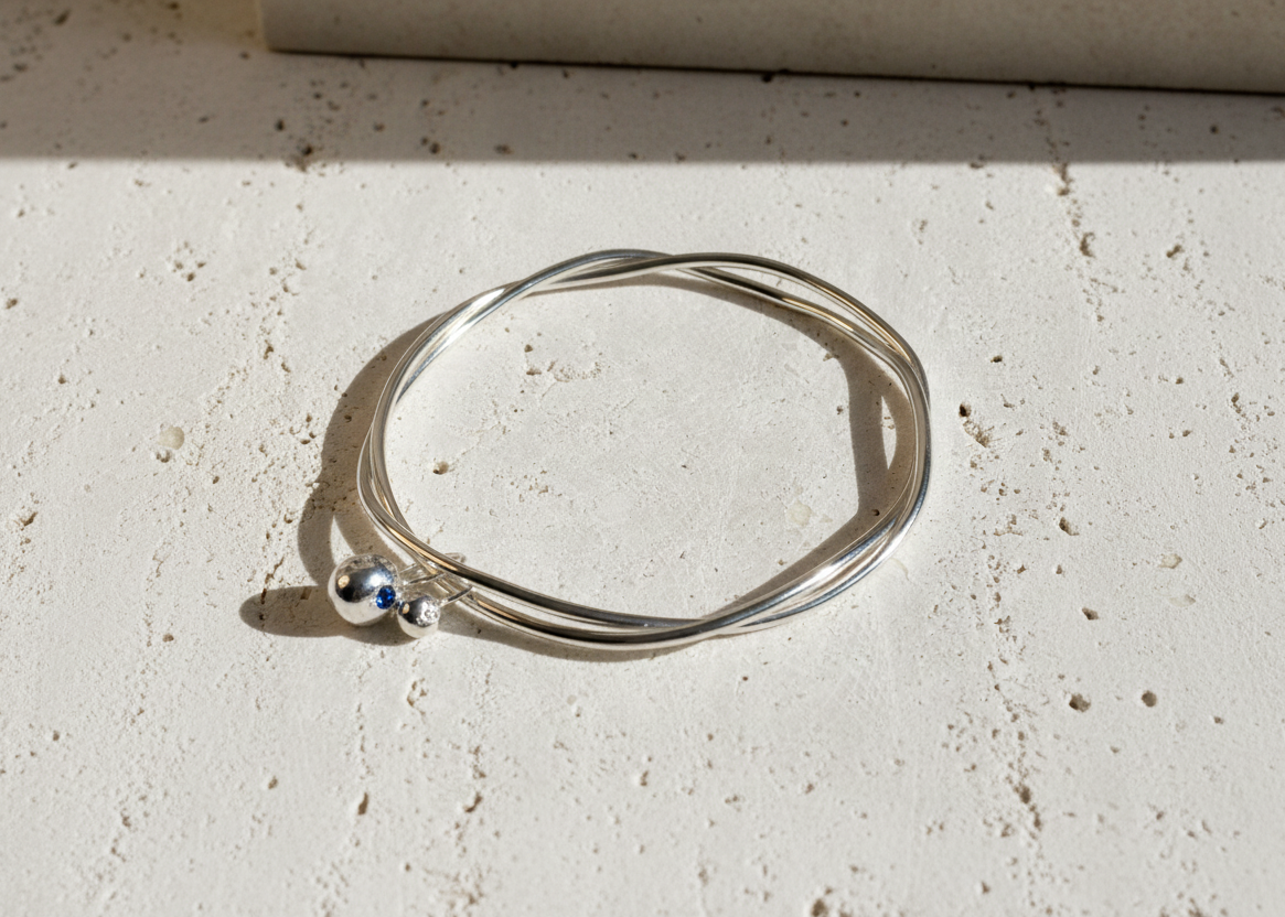 Our roots Twin Pepita Bangle