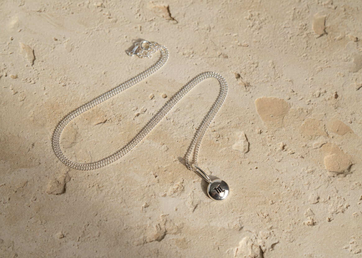 Zodiac coriandoli necklace