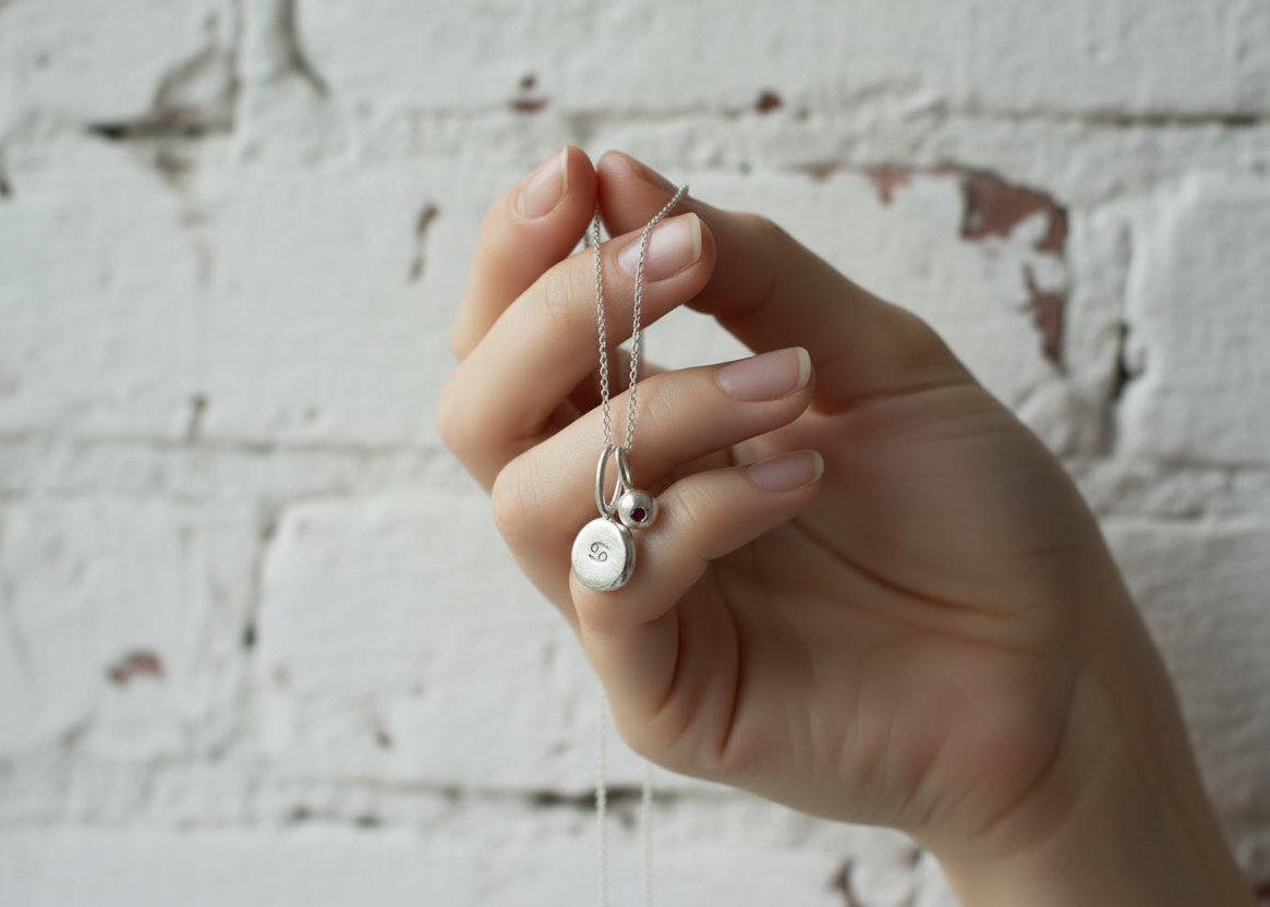 Zodiac Coriandoli & Birthstone Pepita Necklace