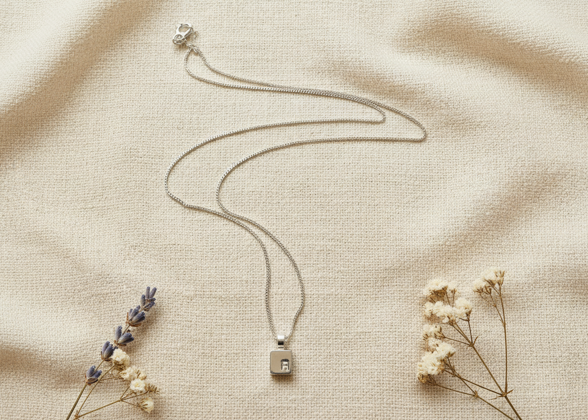 Minima tile Necklace